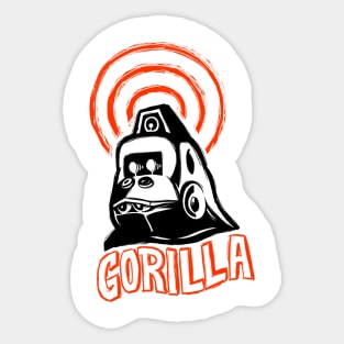 gorilla radio Sticker